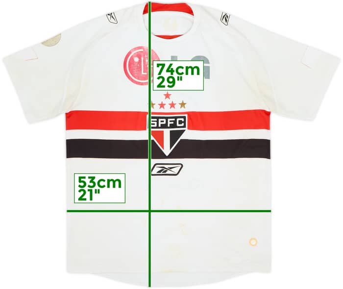 Camiseta de local del Sao Paulo 2008 #10 - 4/10 - (M/L)