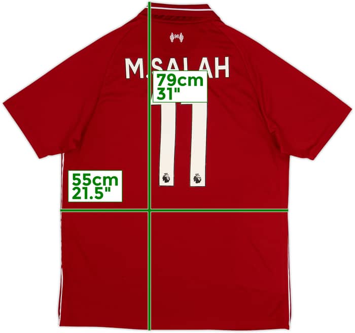 2018-19 Liverpool Camiseta Titular M.Salah #11 - 8/10 - (L)