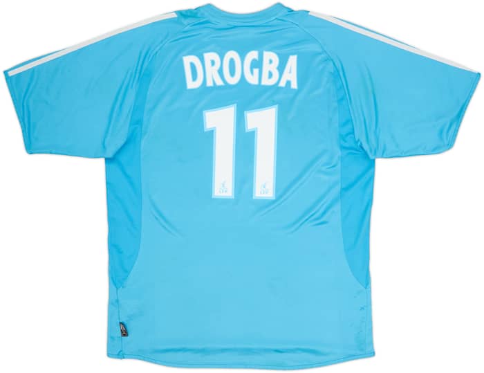 2003-04 Olympique de Marsella Camiseta Visitante Drogba #11 - 6/10 - (L)