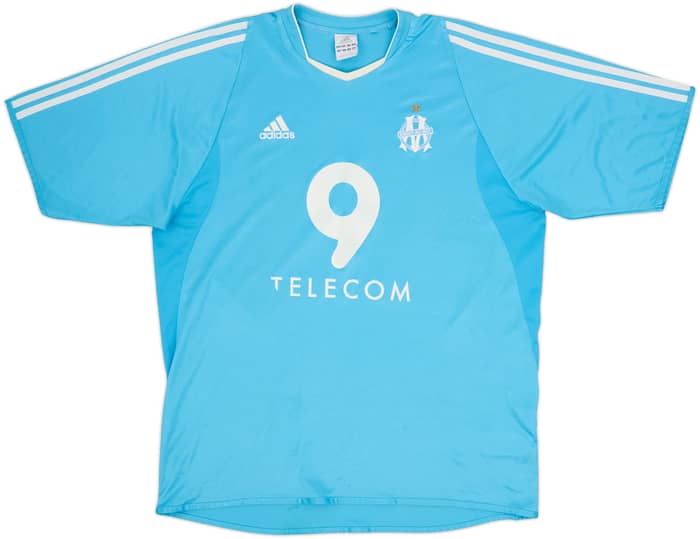 2003-04 Olympique de Marsella Camiseta Visitante Drogba #11 - 6/10 - (L)