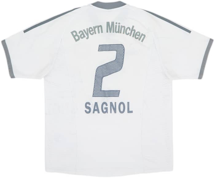 Camiseta de visitante del Bayern Munich 2002-03 Sagnol #2 - 5/10 - (M)