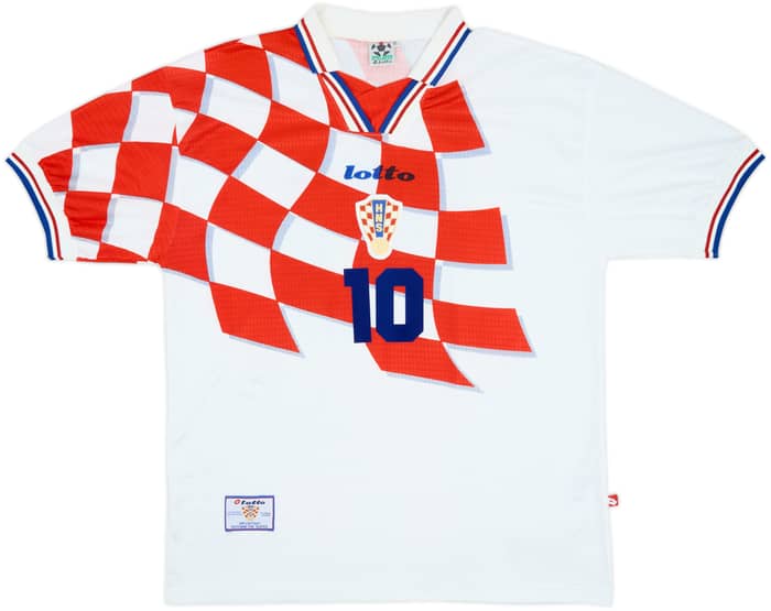 1998-01 Croacia Camiseta de local Boban #10 - 8/10 - (XL)