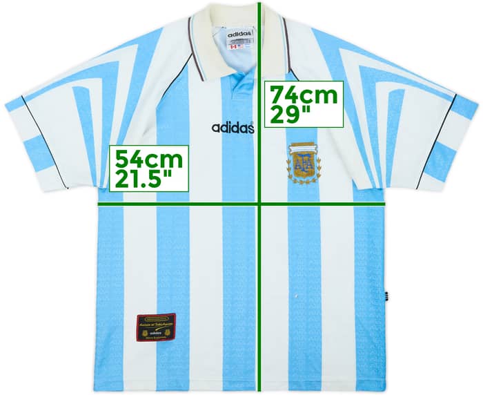 1996-98 Argentina Home Shirt - 4/10 - (L)