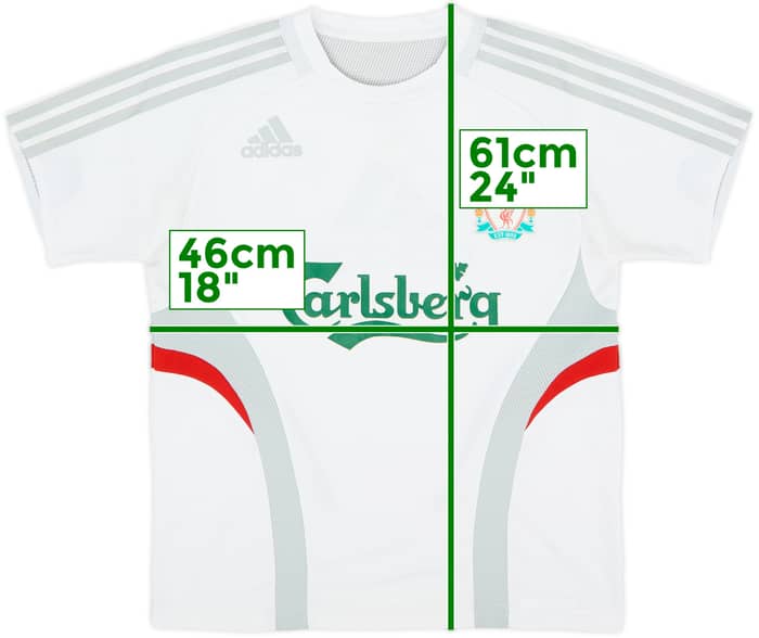 2008-09 Liverpool adidas Training Shirt - 8/10 - (L.Boys)