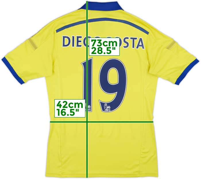 2014-15 Chelsea Away Shirt Diego Costa #19 - 6/10 - (S)
