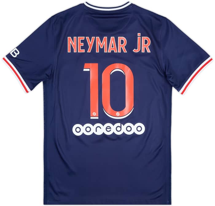2020-21 Paris Saint-Germain Home Shirt NeymarJr #10 - 9/10 - (S)