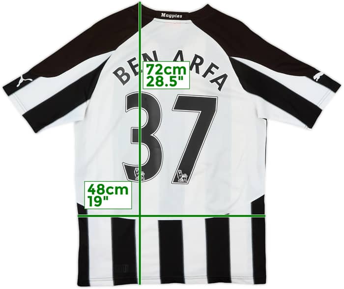 2010-11 Newcastle Home Shirt Ben Arfa #37 - 7/10 - (S)