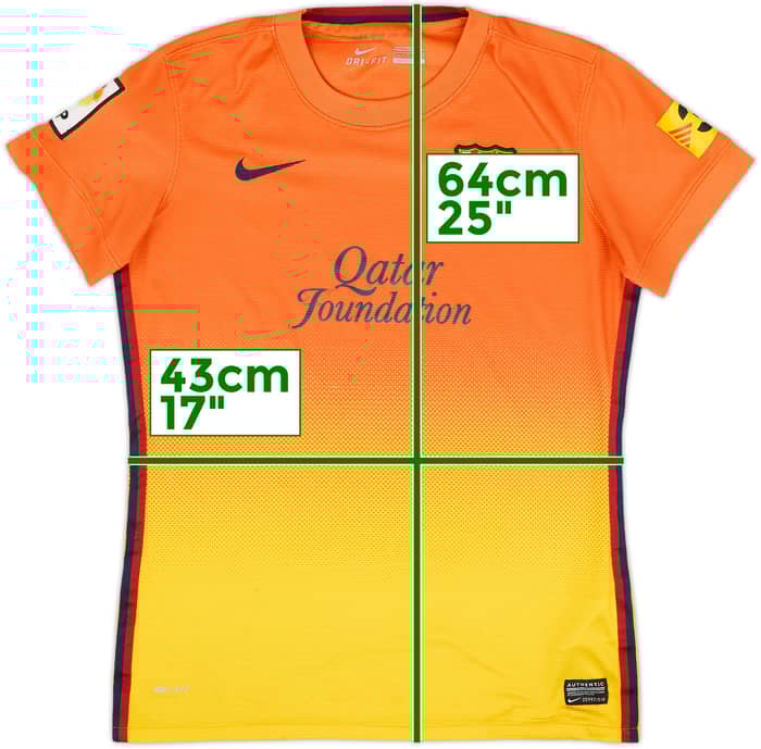 2012-13 Barcelona Away Shirt - 5/10 - (Women's S)