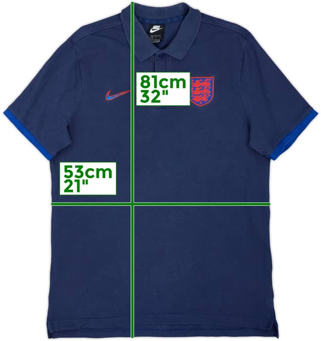 2020-22 England Nike Polo Shirt - 6/10 - (L)