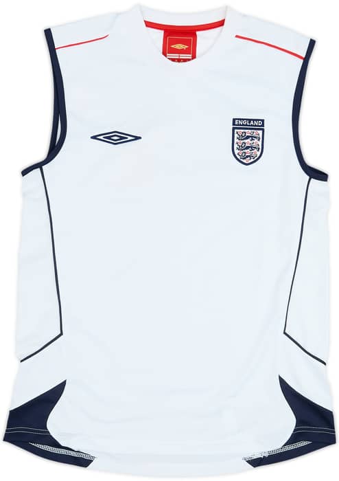 2006-08 England Umbro Training Vest - 8/10 - (M)