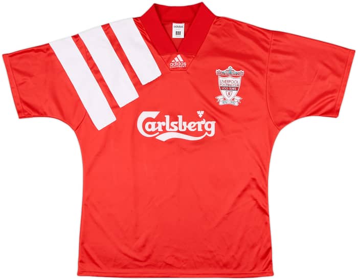 1992-93 Liverpool Centenary Home Shirt - 8/10 - (L)