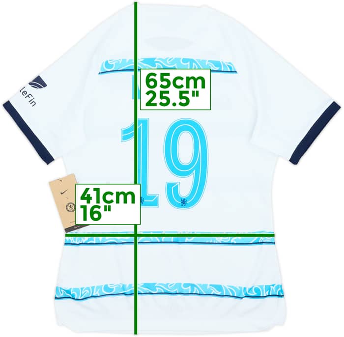 2022-23 Chelsea Away Shirt Mount #19 (Women's S)