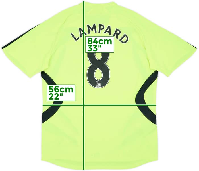 2007-08 Chelsea Away Shirt Lampard #8 - 8/10 - (L)