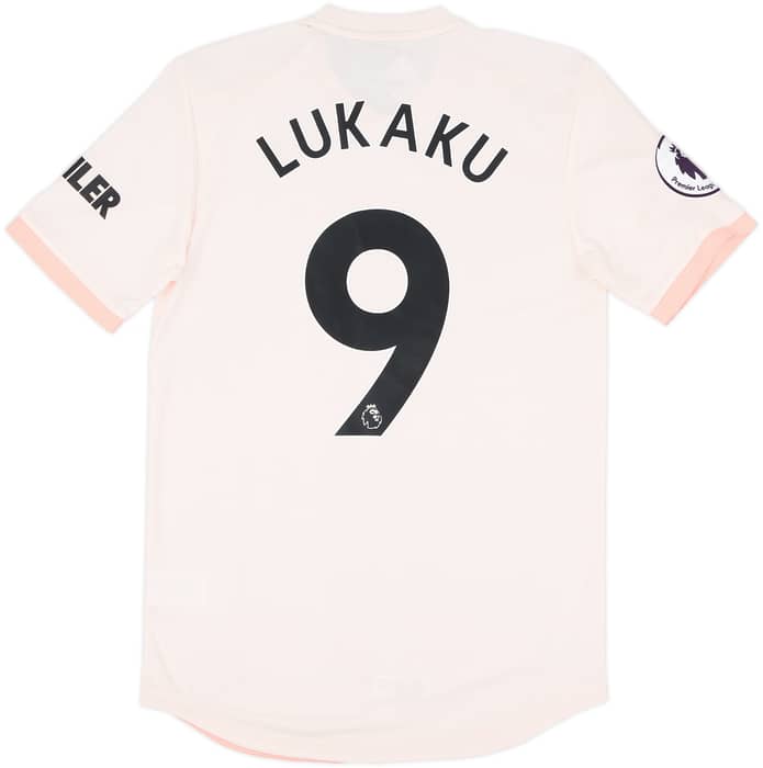 2018-19 Manchester United Authentic Away Shirt Lukaku #9 (S)
