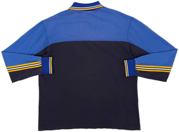 1998-99 Parma Lotto 1/4 Zip L/S Polo Shirt - 7/10 - (L)