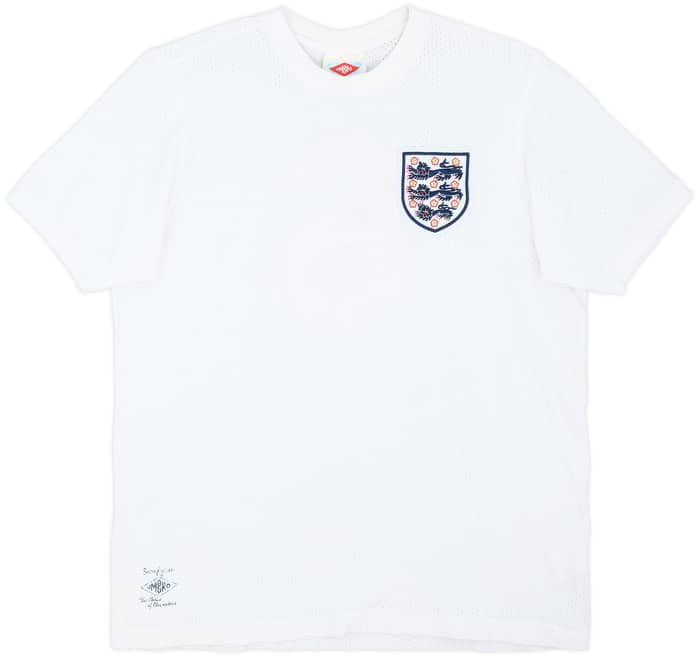 2000s England Umbro Retro '1966' Home Shirt #6 - 9/10 - (L)