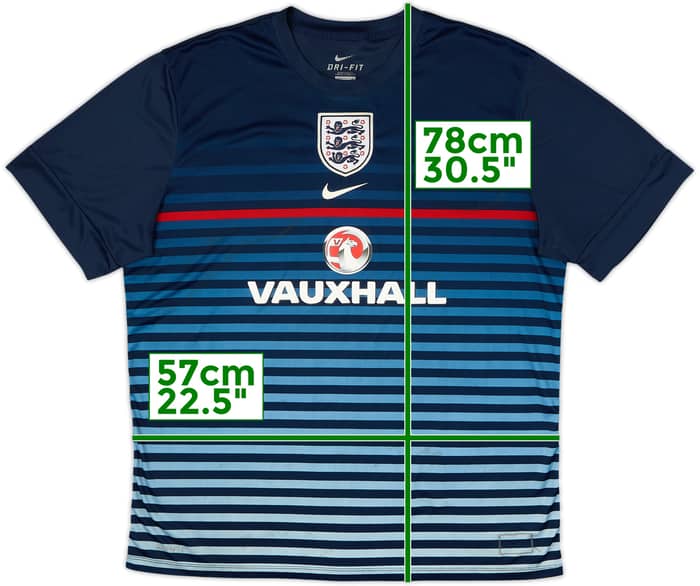 2013-14 England Nike Training Shirt - 7/10 - (XL)