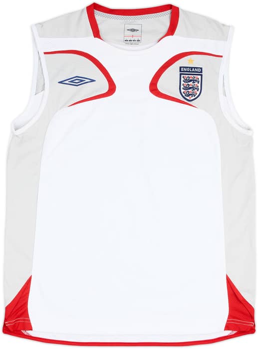 2005-06 England Umbro Training Vest - 8/10 - (L)