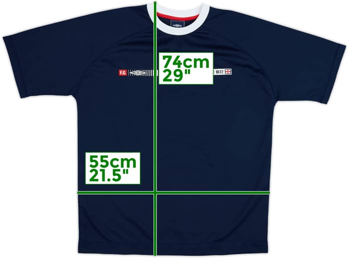 2002-04 England Umbro Training Shirt - 9/10 - (L)