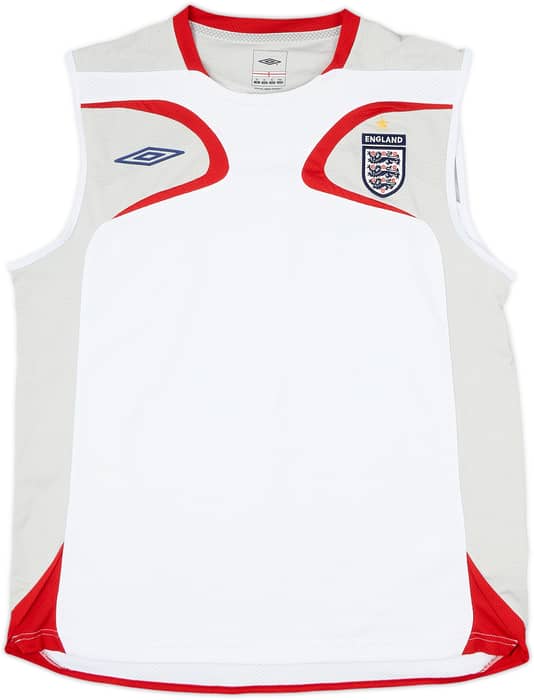 2007-08 England Umbro Training Vest - 8/10 - (XL)