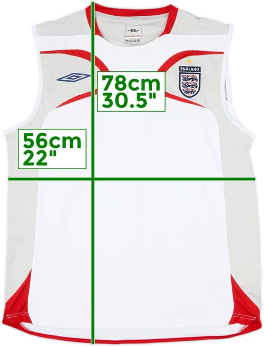 2007-08 England Umbro Training Vest - 8/10 - (XL)
