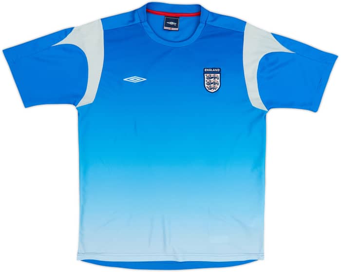 2004-06 England Umbro 1/4 Zip Polo Shirt - 8/10 - (M)