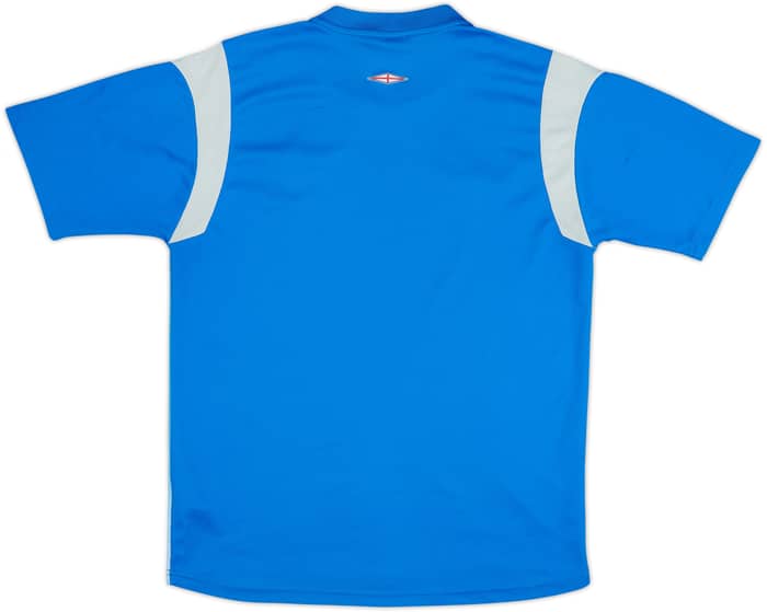 2004-06 England Umbro 1/4 Zip Polo Shirt - 8/10 - (M)