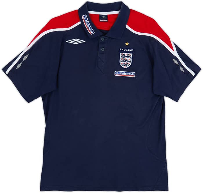 2005-07 England Umbro Polo Shirt - 9/10 - (L)