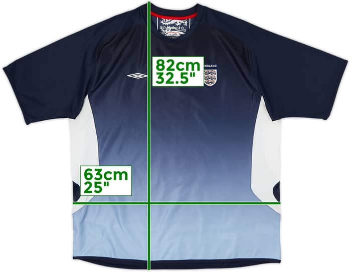 2004-05 England Umbro Training Shirt - 7/10 - (XXL)