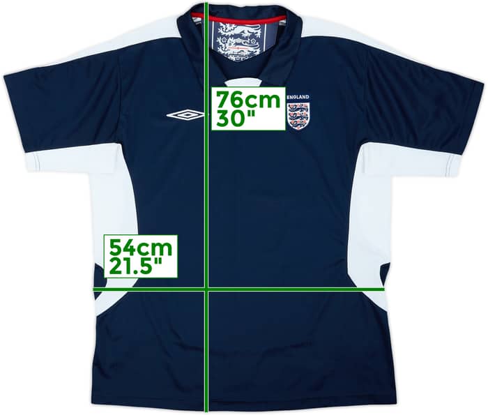 2005-06 England Umbro Training Shirt - 9/10 - (L)