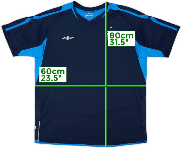 2006-08 England Umbro Training Shirt - 6/10 - (XL)