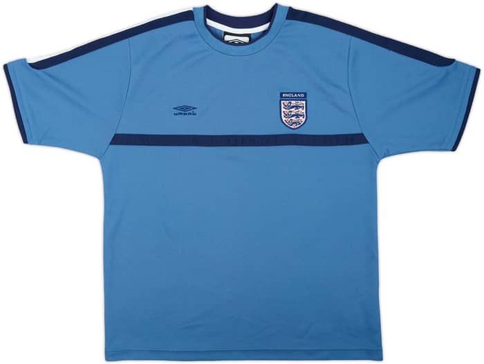2000-02 England Umbro Training Shirt - 8/10 - (M)