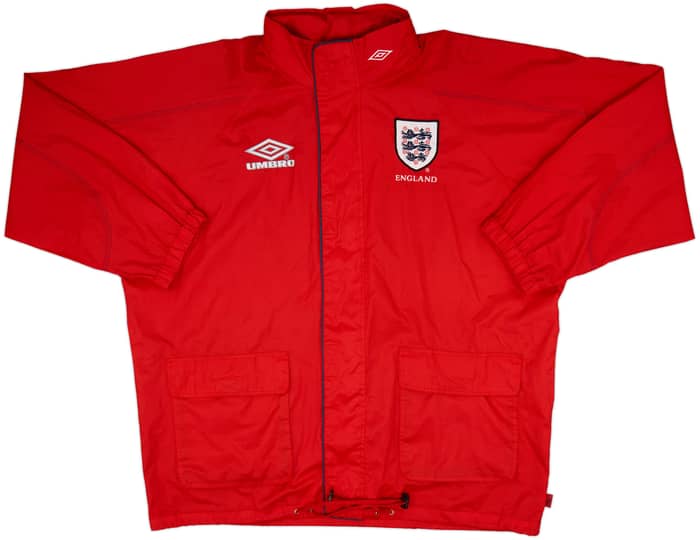 1998-00 England Umbro Hooded Rain Jacket - 9/10 - (XL)