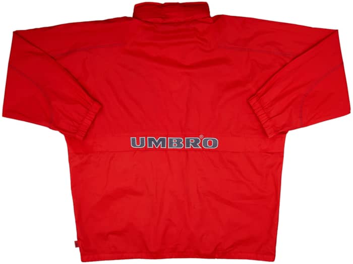 1998-00 England Umbro Hooded Rain Jacket - 9/10 - (XL)