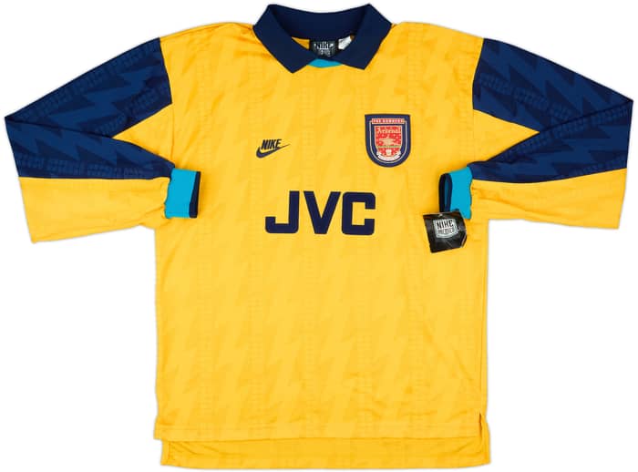 1994-96 Arsenal Player Issue Third L/S Shirt Keown #14 (XL)
