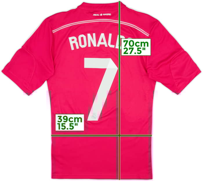 2014-15 Real Madrid Away Shirt Ronaldo #7 (S)