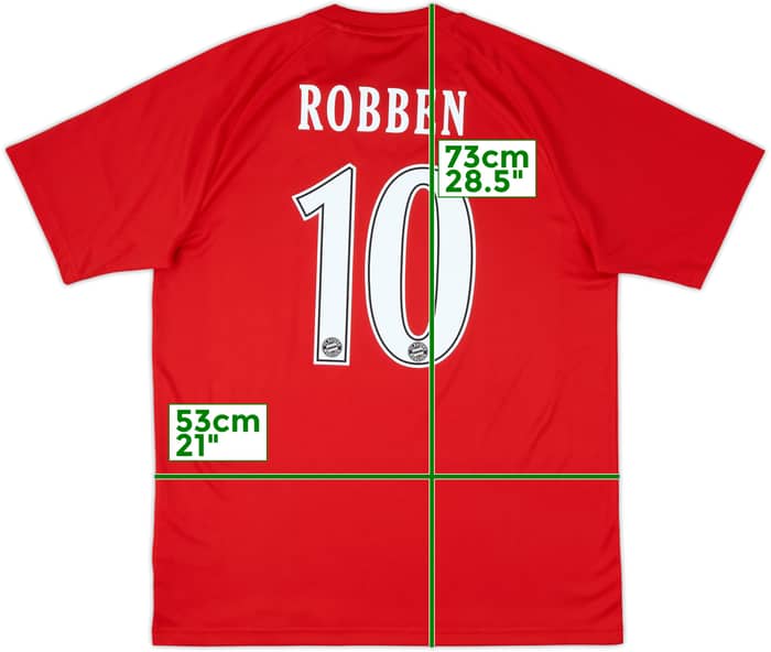 2010-11 Bayern Munich Basic Home Shirt Robben #10 (M)
