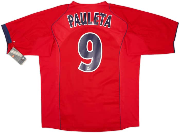 Camiseta de visitante del Paris Saint-Germain 2004-05 Pauleta #9 (XL)