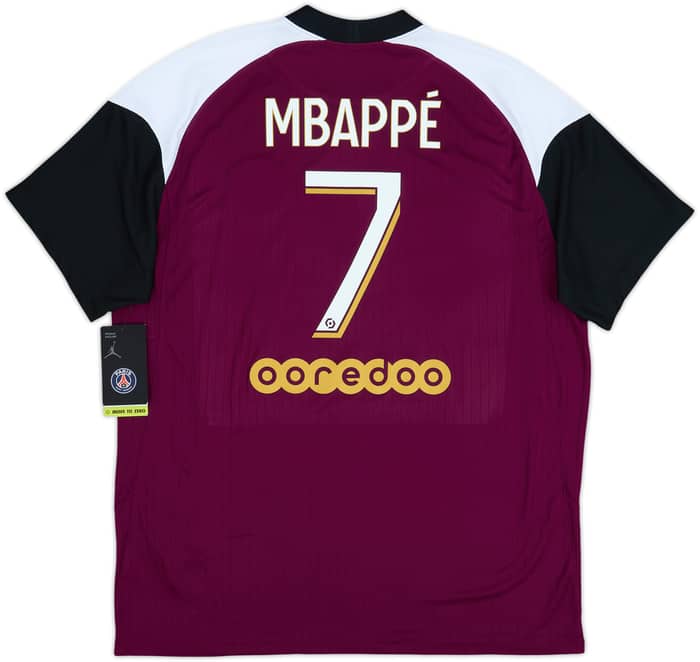 2020-21 Paris Saint-Germain Third Shirt Mbappe #7 (XL)