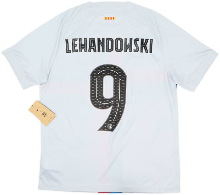 2022-23 Barcelona Third Shirt Lewandowski #9 (L)