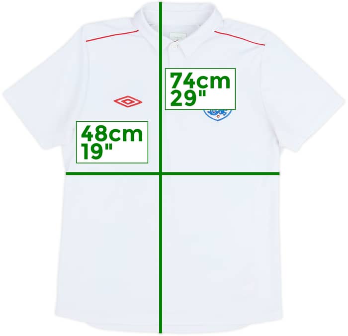 2010-11 England Umbro Polo Shirt - 9/10 - (M)