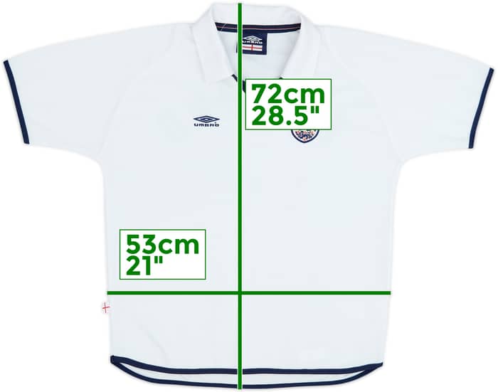 2002-04 England Umbro Training Shirt - 7/10 - (XL.Boys)