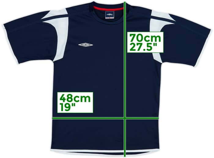 2004-06 England Umbro Training Shirt - 8/10 - (S)
