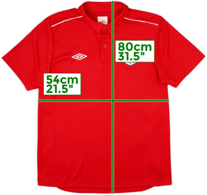 2010-11 England Umbro Polo Shirt - 9/10 - (XL)