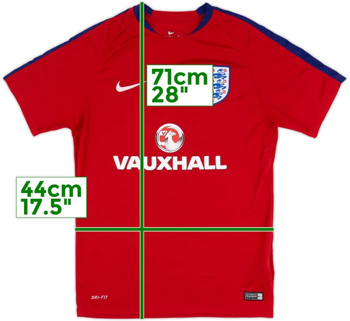 2016-17 England Nike Training Shirt - 5/10 - (M)