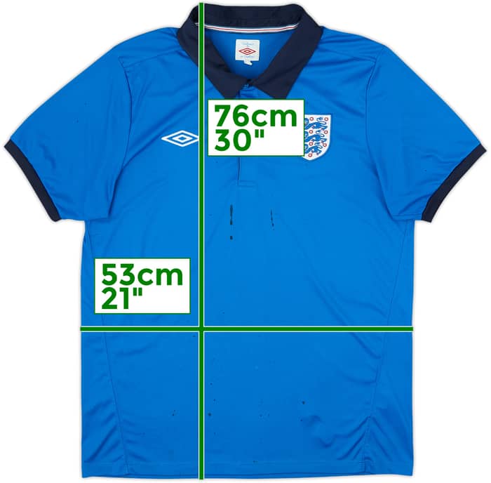 2010-11 England Umbro Polo Shirt - 4/10 - (L)