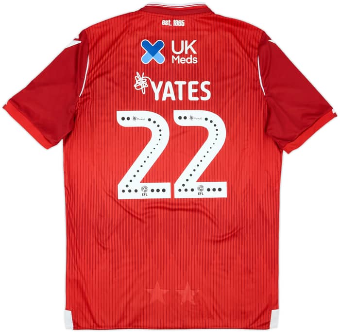 2019-20 Nottingham Forest Home Shirt Yates #22 - 9/10 - (3XL)