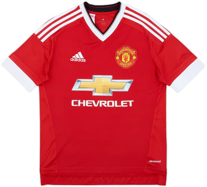 2015-16 Manchester United Home Shirt Rooney #10 - 8/10 - (L.Boys)