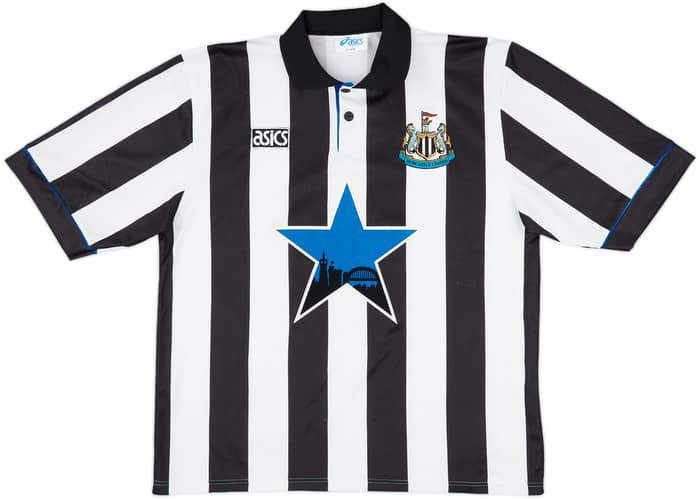 1993-95 Newcastle Home Shirt Cole #9 - 8/10 - (L/XL)