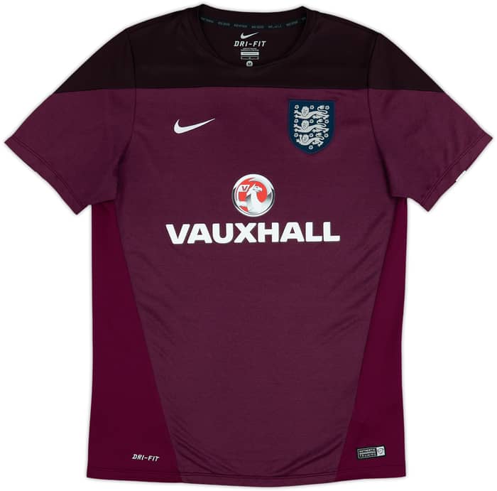 2014-16 England Nike Training Shirt - 8/10 - (M)